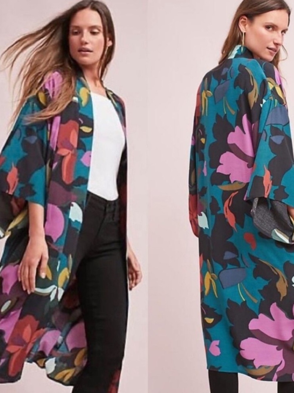 Anthropologie Maeve Kira Duster
Kimono Jacket Multicolor M/L Boho
Artsy Resort
